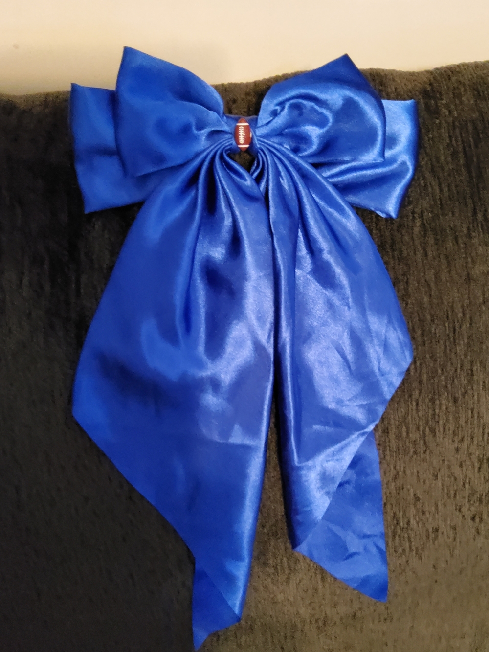 Teen/Adult Satin Royal Blue Bow Hair Accessory